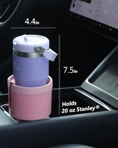 SEVEN SPARTA Car Cup Holder Expander for 32-40oz Large Bottles & Tumblers - color: Pink, size: Medium*2