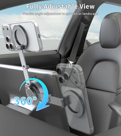 All-metal Magnetic Car Mount for Tesla,Strong Magnet &Foldable Phone Holder - size: 001
