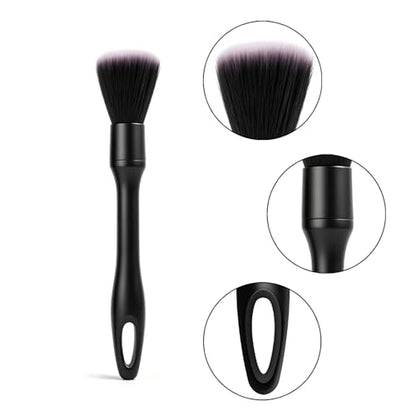 Yamrots Car Detailing Brush Set, 5PCS Car Interior Detailing Kit Tools for Automotive Interior Exterior Trim Rim Dashboard Air Vents Cleaning