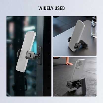 NEEWER Magnetic Phone Holder Mount Stand, Home Gym Workout Forklift Decor Stuff Essential Accessories Gear Compatible with iPhone Android Samsung for Women Men Girl Boy Video Recording, PA119