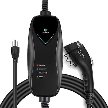 Lectron Level 1 EV Charger - ETL Certified, 120V, 15 Amp, 16 ft Extension Cord & J1772 Cable - Portable Electric Car Charger for J1772 EVs with NEMA 5-15 Plug - size: 15A NEMA 5-15