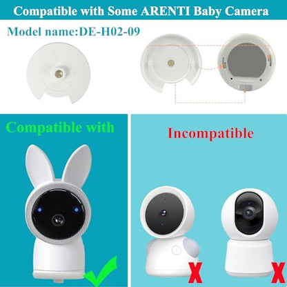 Baby Cameras Mount Flexible Baby Monitor Holder Stand Shelf Only Compatible with ARENTI 2K Alnanny A4 Baby Monitor,Any Baby Cameras with 1/4" Screw Stan(33.7 inch/Camera Not Included) - size: 33.3" for ARENTI