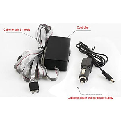 Sound Music Beat Activated Car Sticker Equalizer Rhythm LED Flash Light Audio Voice Rhythm Lamp (Trumpet) - size: Trumpet