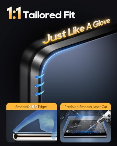 LFOTPP For 2023-2025 RAV4 Screen Protector 8" for RAV4 (LE/SE/XLE/XLE Premium/Woodland) accessories 8 inch Touchscreen 9H Glass Infotainment Touch Screen Anti-Fingerprint-HD