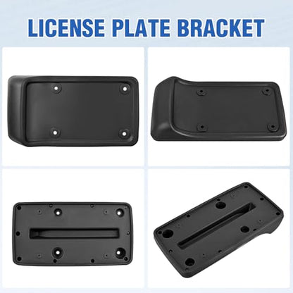 Nilight Rear License Plate Bracket for TJ 1997-2006 Replace #55174994 - color: Jeep Wrangler TJ 1997-2006