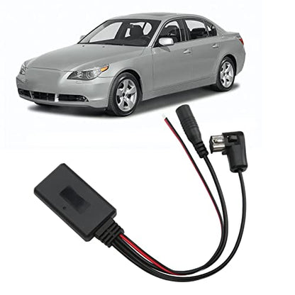 Tbest IP Bus Bluetooth Aux with Mic,IP-Bus Bluetooth,Car Music Adapter,Bluetooth 5.0 Stereo Music Player AUX Adapter Cable with Microphone Replacement for Pioneer Radio IP-Bus