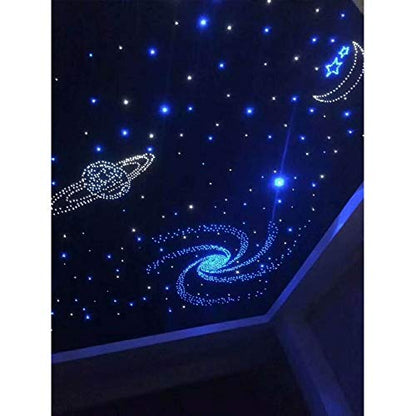 AZIMOM PMMA Plastic 100pcs 0.03in9.8ft End Glow Fiber Optic Cable Strands Roll for Star Sky Ceiling All Kind LED Light Engine Driver - size: 100pcs*0.03in*9.8ft