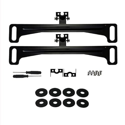HAIOLORPRO Backup Camera License Plate Mount 2PCS, No-Drill Universal Car Rear View Camera License Plate Bracket, 170° Adjustable Rear View Camera Compatible with Sedan, SUV, Truck