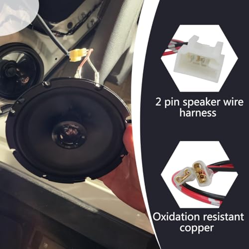 New 4pcs Car Door Speaker Wiring Harness Adapter Connector Plug Wires Fit for Subaru 2015-2020 WRX STI & for 2012-2019 Outback Legacy,by XSPANDER