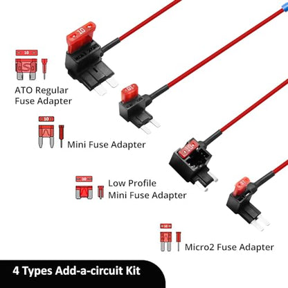 Add-a-Circuit Fuse Tap Kit with Female Cigarette Lighter Socket