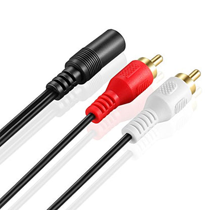 OBVIS 3.5mm to RCA Stereo Audio Cable Adapter