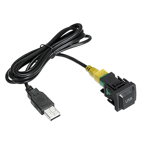 Shkalacar 130cm USB Audio Cable Adapter, CD Player Wire Cable Compatible with VW Volkswagen