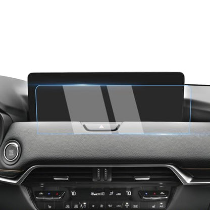 Karltys [Upgrade Screen Protector for 2024 2025 Mazda CX-90/ CX-70 [No Glare & Fingerprint](No Buttons) 12.3-Inch Accessories Touchscreen Tempered Glass - size: 2024 2025 Mazda CX-90/ CX-70