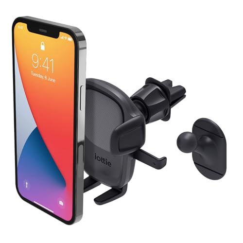 iOttie Easy One Touch Signature Air Vent & Flush Mount Combo - Universal Car Mount Phone Holder for iPhone, Google, Samsung, Moto, LG, and all other Smartphones - style: Signature