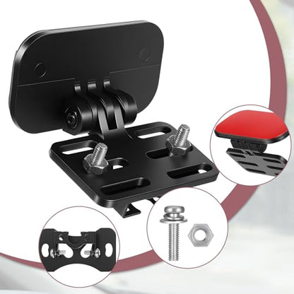 2PCS Dash Cam Car Rear Camera Bracket, Rear Camera Holder Set, Universal Windshield Backup Cameras Mount for SUV, Truck, RV, Auto (Strong Adhesive, 180° Adjustment)