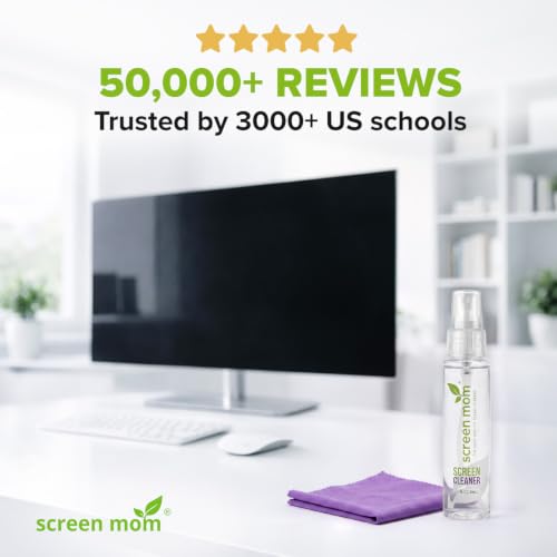Screen Mom Screen Cleaner Spray 3 Pack-3x1oz for TV, Car, Laptop & Computer - size: 1oz Pack of 3