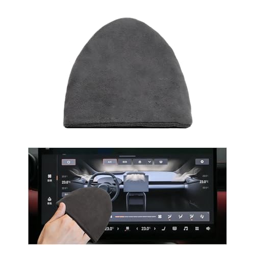 Car Screen Cleaning Wipes, 4.72" × 3.94" Triangle Microfiber Cleaner Auto Dashboard Display Wipes, Non-Scratch Foldable Cloth Touchscreen Cleaning Pad for Most Vehicles - color: Triangle