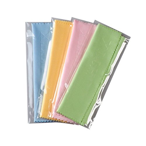 Microfiber Screen Cleaning Cloths, HTTX 4-Pack 6 x 7 inches for Cell Phones, Tablets, LCD TV, Laptop, Camera Lenses, Surface Tablet, Monitor, Car GPS Screens, Spectacles, Glasses, Watches [Pink] - color: Pink