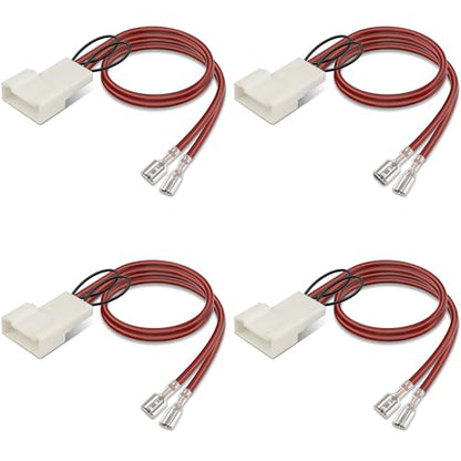 4 Pcs 72-8110 Speaker Harness,Speaker Wiring Harness for Toyota Subaru - style: 72-8110*4pcs