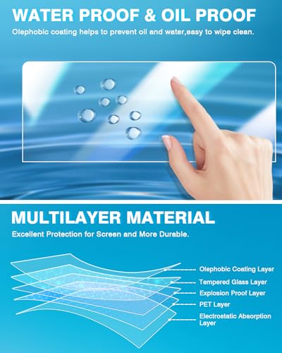 Karltys Upgrade 2 Pack Acura MDX Screen Protector 2022-2026, 12.3 Inch Touchscreen Tempered Glass for Acura Navigation Screen Protector for MDX Accessories - size: 2022-2024 Acura MDX 12.3-Inch
