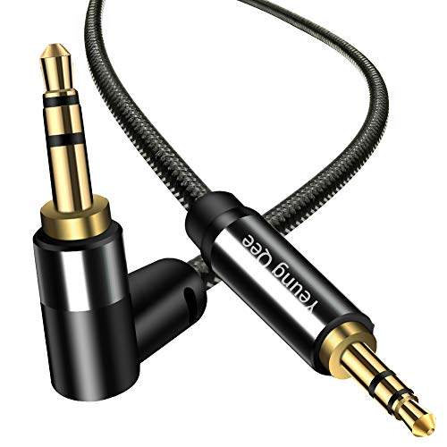 3.5mm Audio Cable 20 ft, 3.5mm Nylon Braided Male to Male Stereo Aux Audio Cord Audio Auxiliary Input Adapter for Headphones, Car, Home Stereos, Speaker (20FT/6m) - size: 20 ft (6 m)