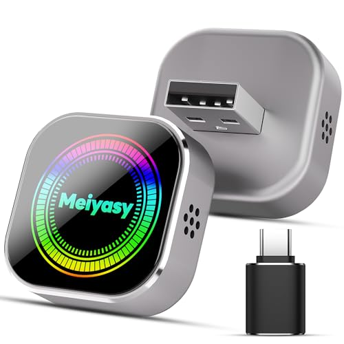 Wireless CarPlay Adapter for iPhone, Silvery - color: Silvery