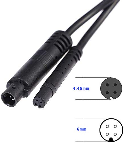 Unifizz 6.1m(20피트) 후면 카메라 연장 코드 케이블 (4핀, 2.5mm) G840S / G930 / G910 / G840H / G850 / G900 / T10 플러스 미러 대시 캠용