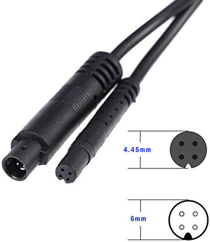 Unifizz 6.1m(20피트) 후면 카메라 연장 코드 케이블 (4핀, 2.5mm) G840S / G930 / G910 / G840H / G850 / G900 / T10 플러스 미러 대시 캠용