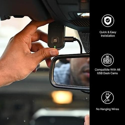 Dongar PRO Plug & Play Parking Mode Adapter for Dash Cams, Rearview Mirror Install, 3 Modes Compatible with Select Toyota/Lexus (DGR-PMA-01)