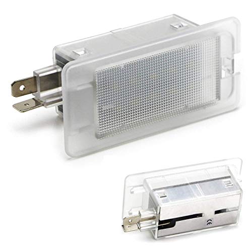 iJDMTOY Xenon White LED Trunk Cargo Light Compatible With Hyundai Accent Elantra Genesis Coupe Sonata, Kia Optima Forte Rio K900 etc., OEM Replacement (Powered by 18 Pieces of SMD LED Lights)