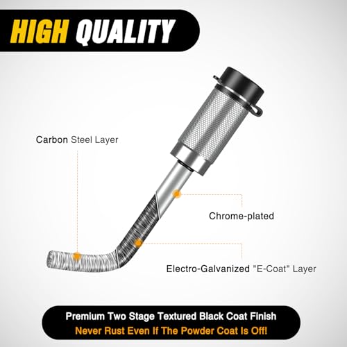 Nilight 1/2" & 5/8" Anti-Theft Lockable Trailer Hitch Lock Pin | Keyed Unique Weatherproof Anti-Theft Lockable Fits 2" 2-1/2" & 1-1/4"Receiver Tow Truck Boat Bike Truck Silver - color: Hitch Lock Pin 1/2" & 5/8" Silver