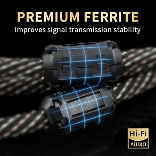 Audiophile HiFi 1.64ft RCA to XLR Cable, 2-Pack RCA Male to XLR Male - size: 1.64ft/0.5m