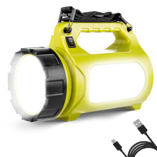 LE Rechargeable LED Lantern, Camping Essentials, 1000LM, 5 Light Modes, IPX4 Waterproof, 3600mAh, Lantern Flashlight for Hurricane Emergency, Hiking, Home and More, USB Cable Included