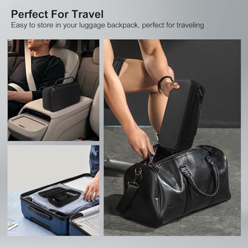 Carrying Case for Garmin Xero C1 Pro/Xero C2 Chronograph, Inlaid Organizer with Mesh Pocket for USB Cable, Cleaning Cloth, USB Charging Adapter (Black, Carrying Case Only) - color: Black