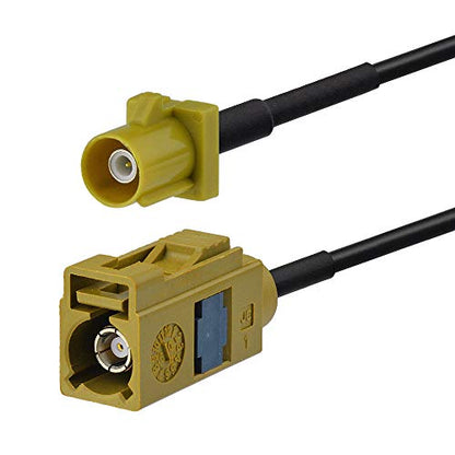 wlaniot Fakra K Female to Male Pigtail Cable RG174 16.4ft Sirius Antenna Extension Cable Truck/RV XM Satellite Radio Antenna