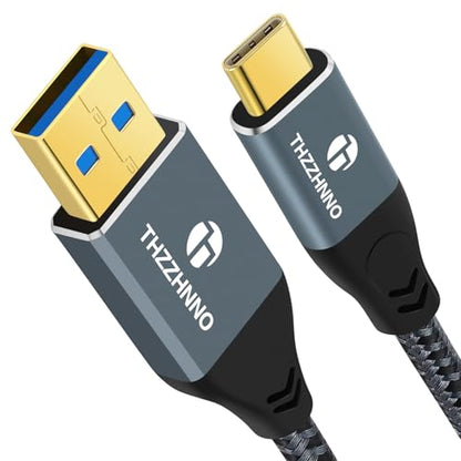 USB A to USB C Cable 1.6FT, USB 3.1 USB 3.2 Gen2 10Gbps Data Transfer Cable Cord for Samsung Galaxy/iPhone 15/MacBook Pro/iPad Pro - size: 1.6FT, style: 1 PACK USB A-C