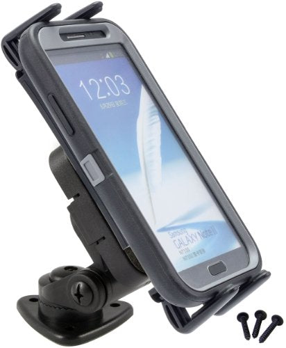 ARKON Mounts Adhesive Phone and Tablet Car and Truck Mount | Universal Phone Holder | Adhesive or Drill Mount | Compatible with iPhone, Galaxy, Note, Pixel, and more