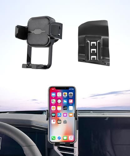 Auto Clamp Car Phone Holder for Toyota Sequoia 2023-2026, Tundra 2022-2026 - size: 【Leather Dashboard】For 2022-2026 Tundra / Sequoia