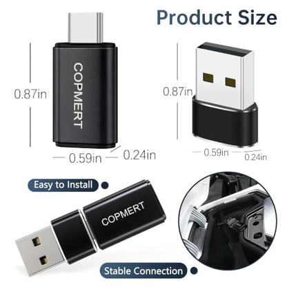 Bypass Motorcycle Wireless CarPlay Bluetooth Adapter - color: Dark Black