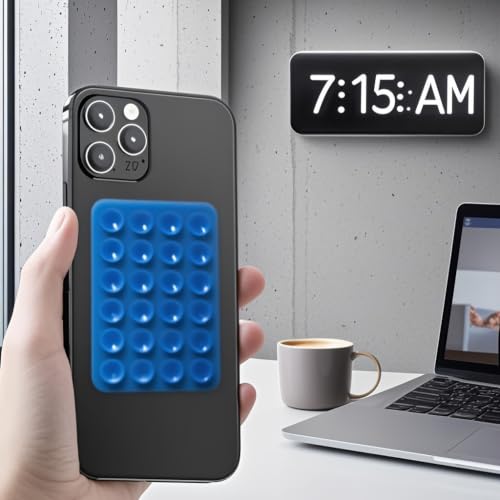 10-Pack Multicolor Suction Phone Case Mounts, Non-Slip Silicone Pads - color: 10-Pack Suction Mount Silicone