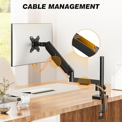 TVON Single Monitor Stand & Monitor Arm Desk Mount up to 35 Inches - size: Single Monitor Stand