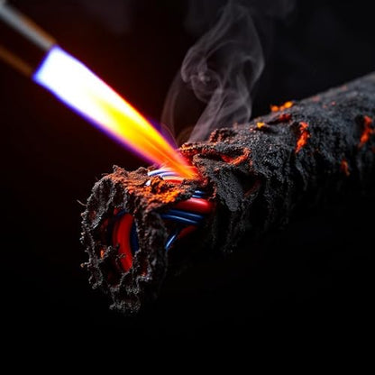 Electriduct 3/8" Flame Retardant Polypropylene Split Wire Loom - 10 Feet - size: 0.375 Inch
