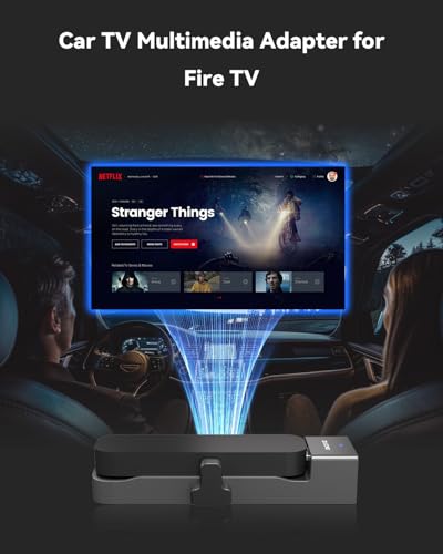 ZUCWO Car TV Mate for Vehicles with Factory Wired CarPlay Function, Car Streaming Devices,Firedrive Link for Cars,Carplay TV Adapter,2.4GHz WiFi/Supports Online UpgradeA