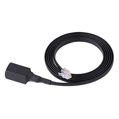 1.5m 6-Pin Radio Accessory Extension Cable for Yaesu Radio Walkie Talkie Mic, Premium Quality, Removable Separation, Outdoor Indoor Use