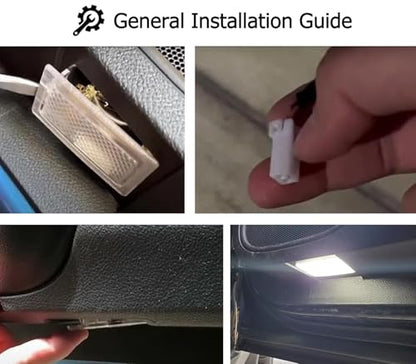 iJDMTOY Xenon White 18-SMD Full LED Footwell, Door Sill, Under Side Door Courtesy Lights, Compatible With Acura TL TLX RDX MDX ZDX, etc - style: Xenon White