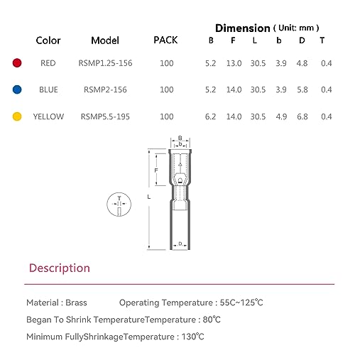 HKS 120PCS/60 Pairs Heat Shrink Bullet Connectors Kit – 22-10 AWG Male & Female Wire Terminals – Tinned Copper Crimp Connectors – Insulated Waterproof – for Automotive, Marine & Electrical Wiring - size: 10-22 AWG, style: Male&Female Bullet-120 pcs