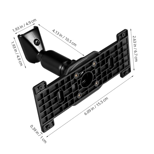 Gatuida Rearview Mirror Back Plate Dash Cam Mounting Bracket for Car Aluminum Alloy Mirror Dash Mount Holder Compatible with Hiac 2008-2011 6.10 X 2.63 X 0.39 Inch