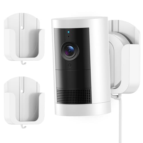 Adhesive Wall Mount Bracket for Ring Outdoor Cam Plus, White, 2 Pack - color: White, size: 2 Pack