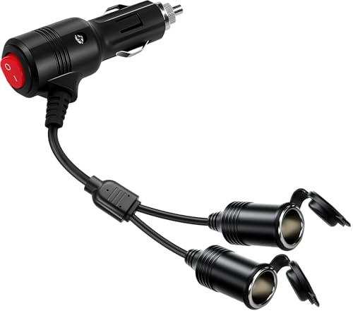 Cigarette Lighter Splitter 12V Dual Socket Adapter - size: 2 Ports