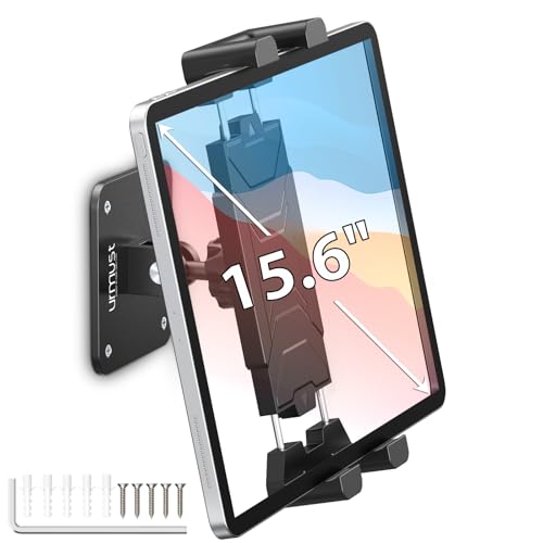Urmust Tablet Wall Mount Ipad Holder, 4.7-15.6" - size: No Arm Pro-Up to 15.6"